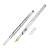 KFFKFF Set of 2 Drawer Rails, Full Extension, Available in Various Sizes from 16 to 60 inches, 250 lbs Weight Limit, Locking Mechanism, Ball Bearing Side Mount Drawer Slide Rail