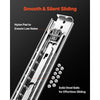 VEVOR 1 Pair Full Extension Drawer Slides 40 n, 500 lbs Load Capacity Locking Drawer Slides, Ball Bearing with Lock Side Mount Drawer Slide Rail