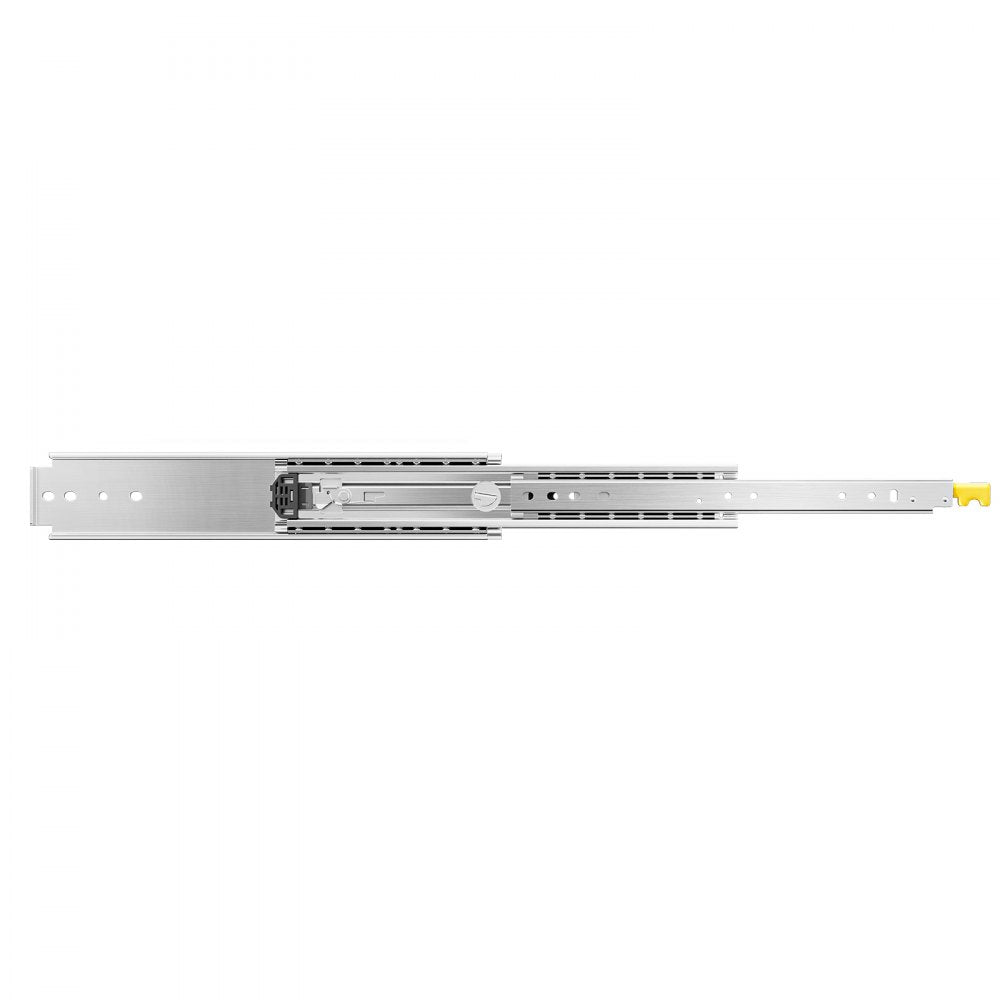 VEVOR 1 Pair Full Extension Drawer Slides 18 20 22 28 30 32 36 38 40 44 48 52 56 60 in, 500 lbs Load Capacity Locking Drawer Slides, Ball Bearing with Lock Side Mount Drawer Slide Rail