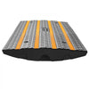VEVOR Car Driveway Rubber Curb Ramp, 33069 lbs Load Capacity, 2.6 inch Rise Curbside Bridge Ramp with Yellow Reflective Strips, Suitable for Loading Dock, Warehouse, Garage, Sidewalk (1 Pack)
