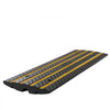 VEVOR Car Driveway Rubber Curb Ramp, 33069 lbs Load Capacity, 2.6 inch Rise Curbside Bridge Ramp with Yellow Reflective Strips, Suitable for Loading Dock, Warehouse, Garage, Sidewalk (1 Pack)