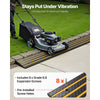 VEVOR Car Driveway Rubber Curb Ramp, 33069 lbs Load Capacity, 2.6 inch Rise Curbside Bridge Ramp with Yellow Reflective Strips, Suitable for Loading Dock, Warehouse, Garage, Sidewalk (2 Pack)