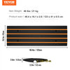 VEVOR Curb Ramp, 2 Pack, 2.6" Rise, Rubber Driveway Ramps, Heavy Duty 33069 lbs Weight Capacity Threshold Ramp, Curbside Bridge Ramps for Loading Dock Garage Sidewalk, Expandable Full Ramp Set
