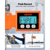VEVOR Digital Crane Scale, 1100 lbs/500 kg Max Capacity, Heavy Duty Industrial Hanging Scale with Cast Aluminum Case & LCD Display, 0.2 lbs Division & 3 Unit Switch, Auto-Off Setting for Garage
