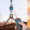 VEVOR Digital Crane Scale, 6600 lbs/3000 kg Max Capacity, Heavy Duty Industrial Hanging Scale with Cast Aluminum Case & LCD Display, 1 lbs Division & 3 Unit Switch, Remote Control for Garage Factory