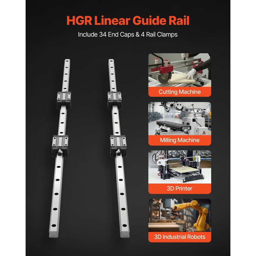 Valu Guide Wear Rails Vevor Linear Rail Guide Kit 39.4