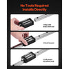 VEVOR Linear Rail Guide Kit, HGR20, 2Pcs 1000 mm (39.4 inch) Linear Motion Rails and 4Pcs Bearing Slide Blocks, Anti Rust and High Precision Kit, for DIY, CNC Routers, Lathes, Mills, 3D Printers