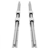 VEVOR Linear Rail Kit, SBR25, 2Pcs 1200 mm (47.24 inch) Linear Motion Guide Rails and 4Pcs Bearing Slide Blocks, Fully Supported Shaft, for Cutting, Grinding, Milling, Drilling Machines, and More