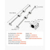 VEVOR Linear Rail Kit, SFC25, 2Pcs 1000 mm (39.4 inch) Linear Motion Guide Rails and 4Pcs Bearing Slide Blocks, for DIY Engraving Machine Lathe Milling Machine Slides, DIY Training Rocker Plate