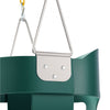 VEVOR Toddler Swing 300 lbs High Back Full Bucket Baby Swing Seat Green, for Outdoor & Indoor Backyard Playground, Heavy-Duty Coated Chains and Carabiners, Fully Assembled Seat for Toddlers Age 3+
