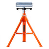 VEVOR Roller Stand, Heavy Duty 2500 LBS Load Capacity, 27.6"-52" Height Adjustable, 45# Steel Folding Roller Support Stand for Pipes, Wooden Boards