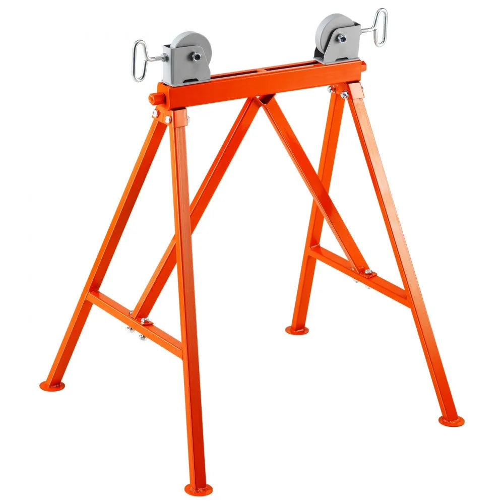 VEVOR Pipe Stand with Roller Head 2500 LBS Load for 2-36 inches Pipes 45# Steel