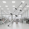 VEVOR Linear Motion Kit, SFC16 1000mm, Includes 2 Rails of 39.4 inches, 4 SC16 Carriage Blocks, and 4 Support Brackets, Ideal for CNC and Automation Projects
