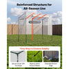VEVOR Walk-in Greenhouse, 76.8" x 30.3" x 66.1" Greenhouse for Outdoors with Windows, PE Cover, Roll-Up Zipper Door, Walk in Green House Kit, Portable Plant Garden Hot House for Backyard, Outside