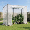 VEVOR Walk-in Greenhouse, 76.8" x 30.3" x 66.1" Greenhouse for Outdoors with Windows, PE Cover, Roll-Up Zipper Door, Walk in Green House Kit, Portable Plant Garden Hot House for Backyard, Outside