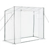 VEVOR Walk-in Greenhouse, 76.8" x 30.3" x 66.1" Greenhouse for Outdoors with Windows, PE Cover, Roll-Up Zipper Door, Walk in Green House Kit, Portable Plant Garden Hot House for Backyard, Outside
