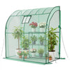 VEVOR Walk-in Green House, 78 x 39.4 x 78.7 in, Greenhouse with Shelves, High Strength PE Cover with Zipper Door and Steel Frame, Assembly in Minutes, Suitable for Planting and Storage
