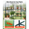 VEVOR Walk-in Green House, 54 x 54 x 77.2 in, Greenhouse with Shelves, High Strength PE Cover with Zipper Door and Steel Frame, Assembly in Minutes, Suitable for Planting and Storage