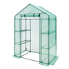 VEVOR Walk-in Greenhouse, 55.5" x 28.3" x 78.7" Greenhouse for Outdoors with PE Cover, 2 Tiers 4 Shelves, Roll-Up Zipper Door, Walk in Green House, Portable Plant Garden Hot House for Backyard Outside