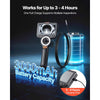 VEVOR Articulating Borescope with 3.9mm Ultra Slim Lens, 4-Way 360° Articulated Endoscope with Light, 4.5" HD IPS Screen, 8X Zoom Inspection Camera for Auto, Tight Mechanical Equipment (4.9FT Cable)