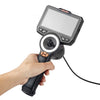 VEVOR Articulating Borescope with 3.9mm Ultra Slim Lens, 4-Way 360° Articulated Endoscope with Light, 4.5" HD IPS Screen, 8X Zoom Inspection Camera for Auto, Tight Mechanical Equipment (4.9FT Cable)