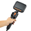 VEVOR Articulating Borescope with 0.15" Ultra Slim Lens, Two-Way Articulated Endoscope with Light, 4.3" IPS Screen, 1280 x 720 HD Lens, 8X Zoom Inspection Camera for Automotive, Tight Mechanical Space