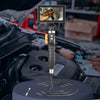 VEVOR Two-Way Articulating Borescope with Light, Inspection Camera with 0.25" Lens, 5" IPS HD Screen, Flexible Mechanic Fiber Optic Snake Scope Cam for Wall Automotive Engine Inspect-4.9FT