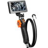 VEVOR Two-Way Articulating Borescope with Light, Inspection Camera with 0.25" Lens, 5" IPS HD Screen, Flexible Mechanic Fiber Optic Snake Scope Cam for Wall Automotive Engine Inspect-4.9FT