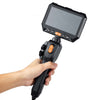 VEVOR Articulating Borescope with 0.15" Ultra Slim Lens, Two-Way Articulated Endoscope with Light, 5" HD IPS Screen, 8X Zoom, 5000mAh Inspection Camera for Auto, Tight Mechanical Spaces (4.9FT Cable)