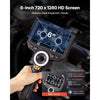 VEVOR Articulating Borescope with 0.15" Ultra Slim Lens, 4-Way 360° Articulated Endoscope Camera with Light, 6" HD IPS Screen, 8X Zoom, 7000mAh Inspection Camera for Auto & Tight Mechanical Spaces