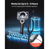 VEVOR Articulating Borescope with 0.15" Ultra Slim Lens, 4-Way 360° Articulated Endoscope Camera with Light, 6" HD IPS Screen, 8X Zoom, 7000mAh Inspection Camera for Auto & Tight Mechanical Spaces