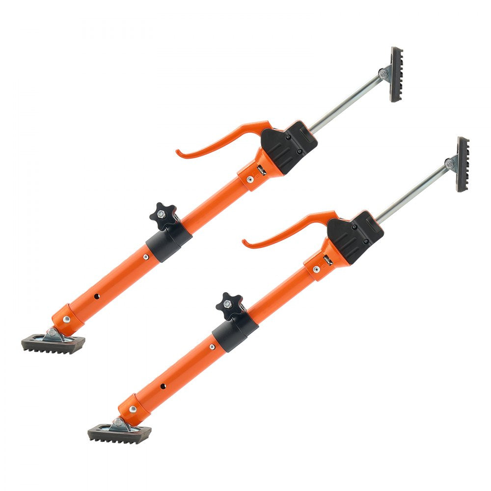 VEVOR Cabinet Jack Support Pole, 2-Pack, 15.75-23.6 Inch Steel Telescopic Quick Support Rod, Adjustable 3rd Hand System up to 220 lbs Capacity for Installing Cabinets, Lifting Drywall, Cargo Bars