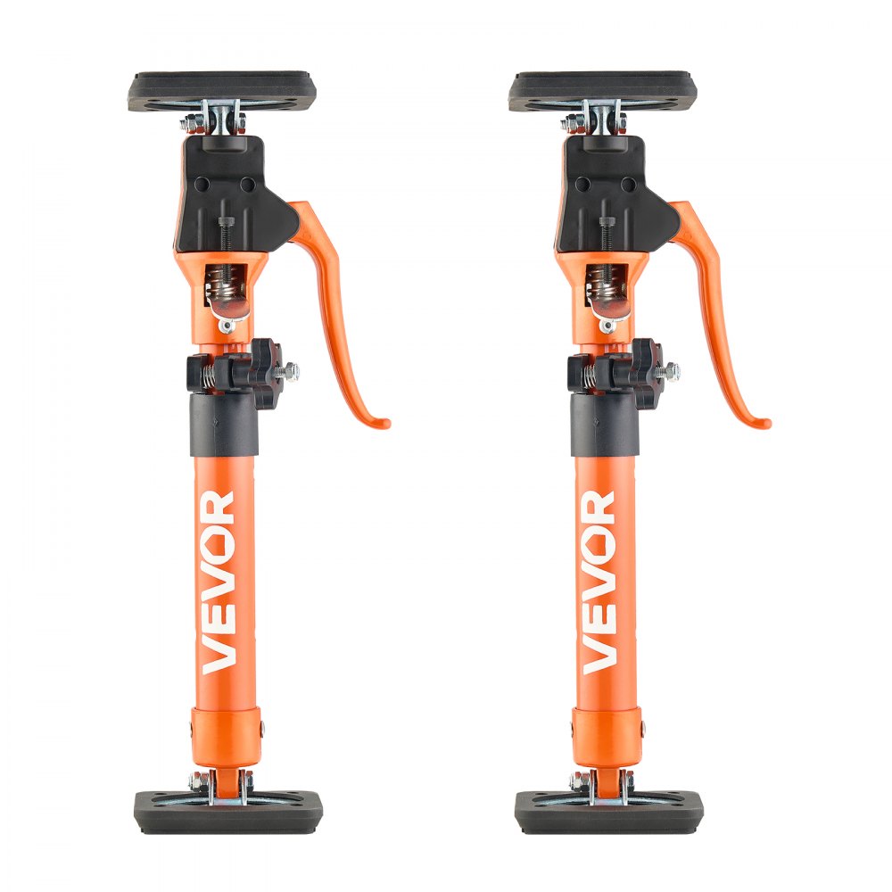 VEVOR Cabinet Jack Support Pole, 2-Pack, 15.75-23.6 Inch Steel Telescopic Quick Support Rod, Adjustable 3rd Hand System up to 220 lbs Capacity for Installing Cabinets, Lifting Drywall, Cargo Bars