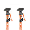 VEVOR Cabinet Jack Support Pole, 2-Pack, 15.75-23.6 Inch Steel Telescopic Quick Support Rod, Adjustable 3rd Hand System up to 220 lbs Capacity for Installing Cabinets, Lifting Drywall, Cargo Bars