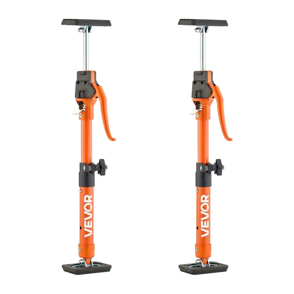 VEVOR Cabinet Jack Support Pole, 2-Pack, 15.75-23.6 Inch Steel Telescopic Quick Support Rod, Adjustable 3rd Hand System up to 220 lbs Capacity for Installing Cabinets, Lifting Drywall, Cargo Bars