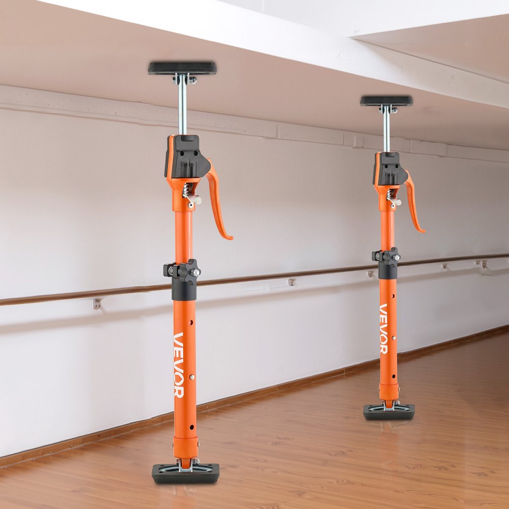 VEVOR Cabinet Jack Support Pole, 2-Pack, 18.9-29.5 Inch Steel Telescopic Quick Support Rod, Adjustable 3rd Hand System up to 220 lbs Capacity for Installing Cabinets, Lifting Drywall, Cargo Bars