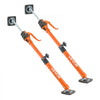 VEVOR Cabinet Jack Support Pole, 2-Pack, 18.9-29.5 Inch Steel Telescopic Quick Support Rod, Adjustable 3rd Hand System up to 220 lbs Capacity for Installing Cabinets, Lifting Drywall, Cargo Bars