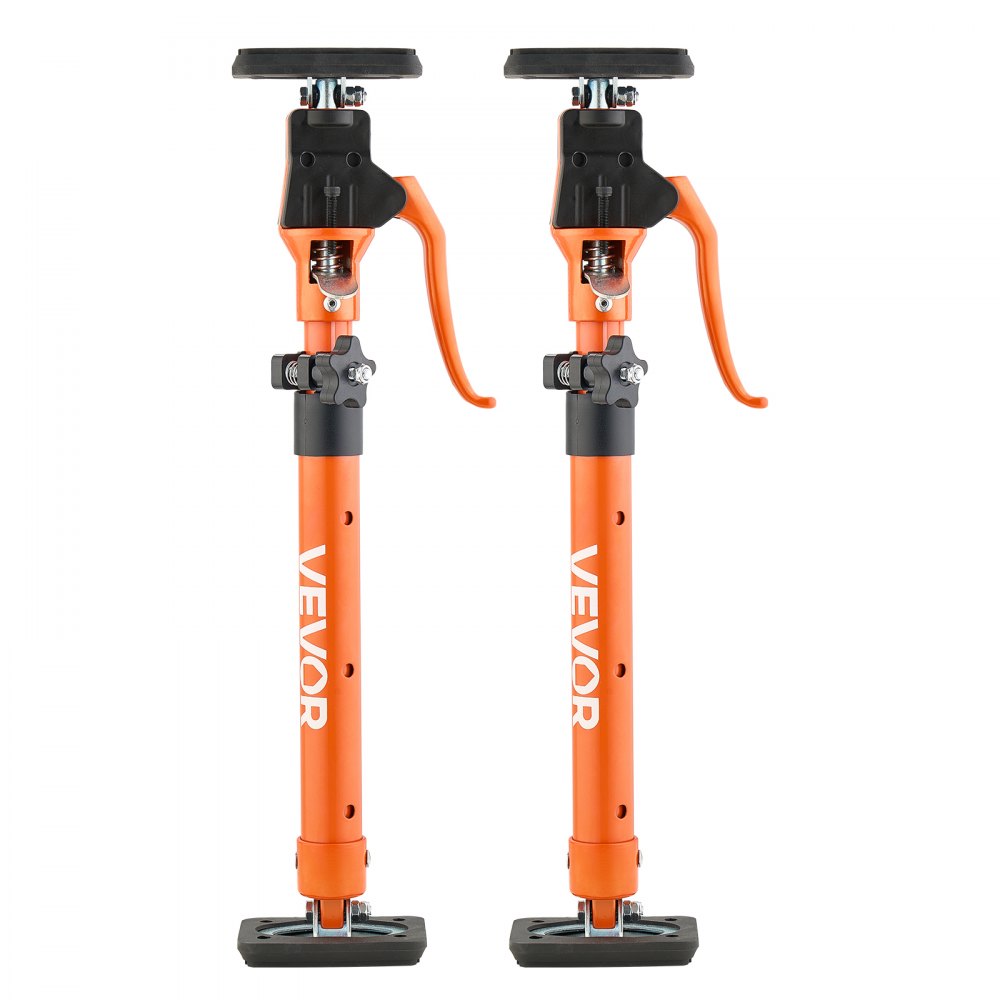 VEVOR Cabinet Jack Support Pole, 2-Pack, 18.9-29.5 Inch Steel Telescopic Quick Support Rod, Adjustable 3rd Hand System up to 220 lbs Capacity for Installing Cabinets, Lifting Drywall, Cargo Bars