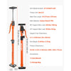 VEVOR Cabinet Jack Support Pole, 2-Pack, 25.4-45.3 Inch Steel Telescopic Quick Support Rod, Adjustable 3rd Hand System up to 220 lbs Capacity for Installing Cabinets, Lifting Drywall, Cargo Bars