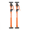 VEVOR Cabinet Jack Support Pole, 2-Pack, 25.4-45.3 Inch Steel Telescopic Quick Support Rod, Adjustable 3rd Hand System up to 220 lbs Capacity for Installing Cabinets, Lifting Drywall, Cargo Bars