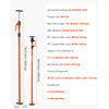VEVOR Cabinet Jack Support Pole, 4-Pack, 49.2-114.6 Inch Steel Telescopic Quick Support Rod, Adjustable 3rd Hand System up to 198 lbs Capacity for Installing Cabinets, Lifting Drywall, Cargo Bars