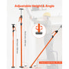 VEVOR Cabinet Jack Support Pole, 2-Pack, 49.2-114.6 Inch Steel Telescopic Quick Support Rod, Adjustable 3rd Hand System up to 198 lbs Capacity for Installing Cabinets, Lifting Drywall, Cargo Bars
