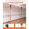 VEVOR Cabinet Jack Support Pole, 2-Pack, 49.2-114.6 Inch Steel Telescopic Quick Support Rod, Adjustable 3rd Hand System up to 198 lbs Capacity for Installing Cabinets, Lifting Drywall, Cargo Bars