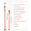 VEVOR Cabinet Jack Support Pole, 2-Pack, 49.2-114.6 Inch Steel Telescopic Quick Support Rod, Adjustable 3rd Hand System up to 198 lbs Capacity for Installing Cabinets, Lifting Drywall, Cargo Bars