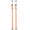 VEVOR Cabinet Jack Support Pole, 2-Pack, 49.2-114.6 Inch Steel Telescopic Quick Support Rod, Adjustable 3rd Hand System up to 198 lbs Capacity for Installing Cabinets, Lifting Drywall, Cargo Bars