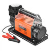 VEVOR 12V Portable Tire Inflator, 7.06CFM Heavy Duty Air Compressor, 150PSI Offroad Air Pump with Adapters for Car SUV RV Truck - Include 6.5FT Power Cord, 26FT Air Hose with Pressure Gauge, Carry Bag