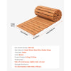 VEVOR Wooden Garden Pathway, 12 ft L x 17 in W, Non-Slip Straight Garden Walkway, Roll Out Cedar Outdoor Walkway Path with Wire Rope Connection, Decorative Garden Paver for Backyard Wedding Party