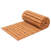 VEVOR Wooden Garden Pathway, 12 ft L x 17 in W, Non-Slip Straight Garden Walkway, Roll Out Cedar Outdoor Walkway Path with Wire Rope Connection, Decorative Garden Paver for Backyard Wedding Party