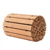 VEVOR Wooden Garden Pathway, 12 ft L x 17 in W, Non-Slip Straight Garden Walkway, Roll Out Cedar Outdoor Walkway Path with Wire Rope Connection, Decorative Garden Paver for Backyard Wedding Party