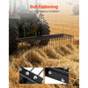 VEVOR 60 in Tow Behind Landscape Rake, 3 Point Hitch Lawn Dethatcher Rake, 26 Spring Steel Tines, for Category 1 Tractors, Heavy Duty & Rust-Resistant Rakes Tractor Attachments for Leaves Pine Needles